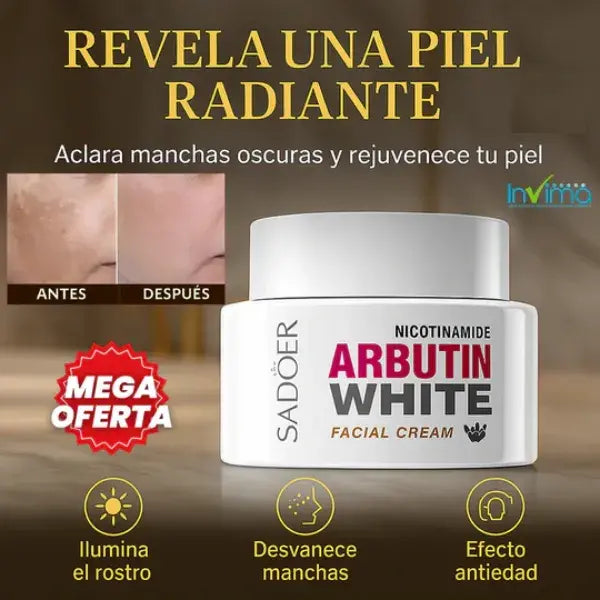 ArbutinWhite™ Crema Blanqueadora De Nicotinamida y Arbutina