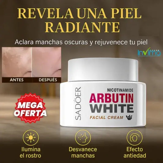 ArbutinWhite™ Crema Blanqueadora De Nicotinamida y Arbutina