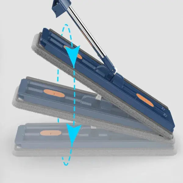 Trapeador Plano con Sistema de Autolavado y Escurrido