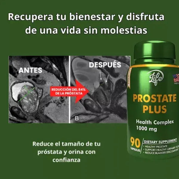 Prostate Plus™️ Suplemento Natural x90 Capsulas