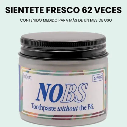 NOBS / Tabletas de pasta dental con Nano hidroxiapatita
