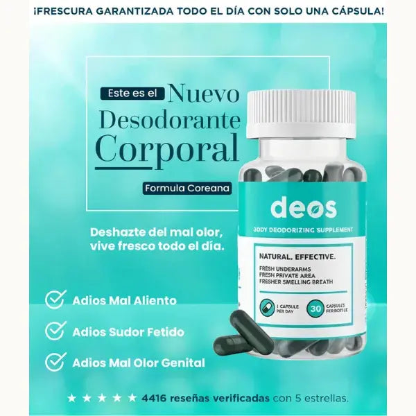 Deos Original | Suplemento Desodorante Interno