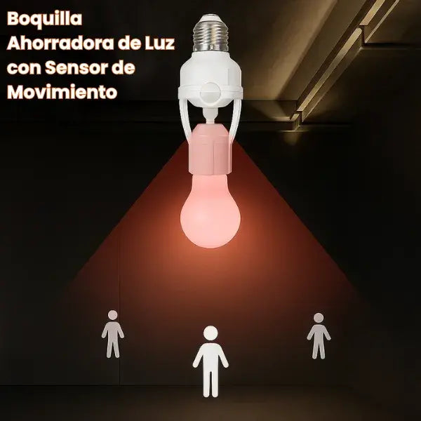 Boquilla Ahorradora de Luz con Sensor de Movimiento