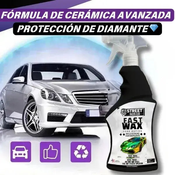 FastWax™️ Spray Magico Vehicular || +1 Paño de Microfibra Gratis || Nueva Presentacion 🔥