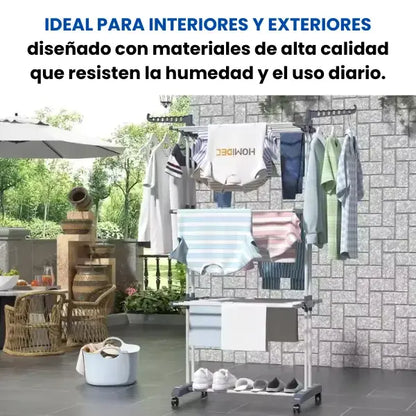 Tendedero de Ropa Plegable de 3 Niveles + Envío gratis