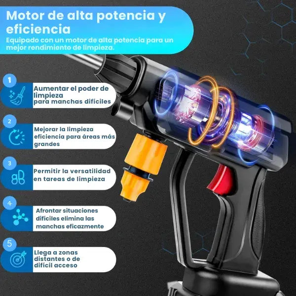 Hidrolavadora Original de 48V con Maletin + Accesorios + Video de Uso + Envío gratis
