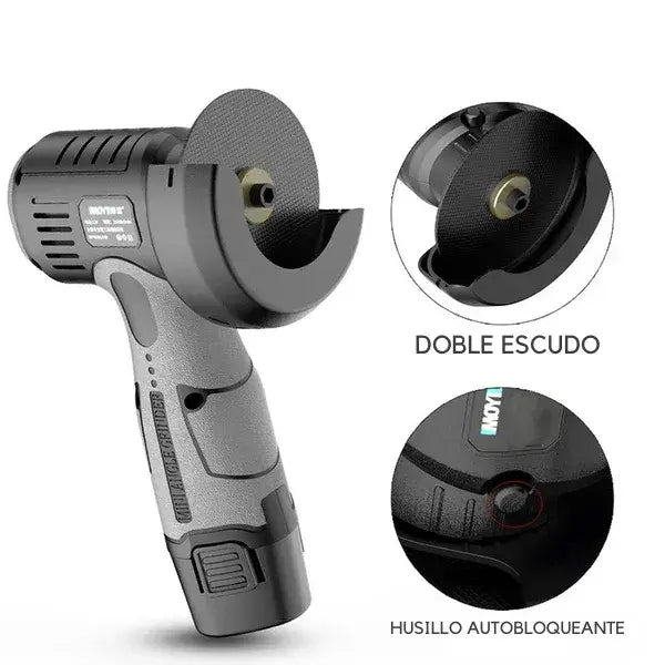 Kit Mini amoladora Makita®️ de 24 V con 2 discos de corte + 2 baterías
