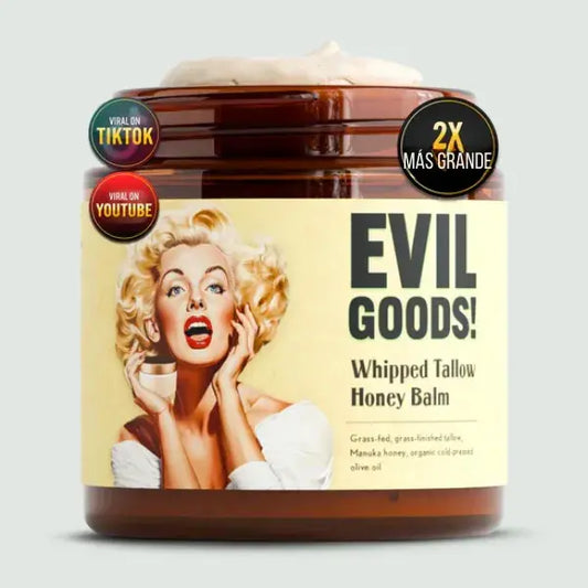 Evil Goods®️ Balsamo 100% Natural de Cebo de Res y Miel || Original