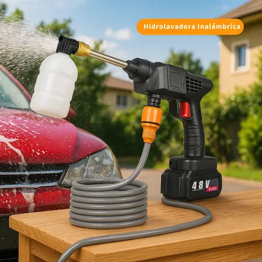 Hidrolavadora Original de 48V con Maletin + Accesorios + Video de Uso + Envío gratis