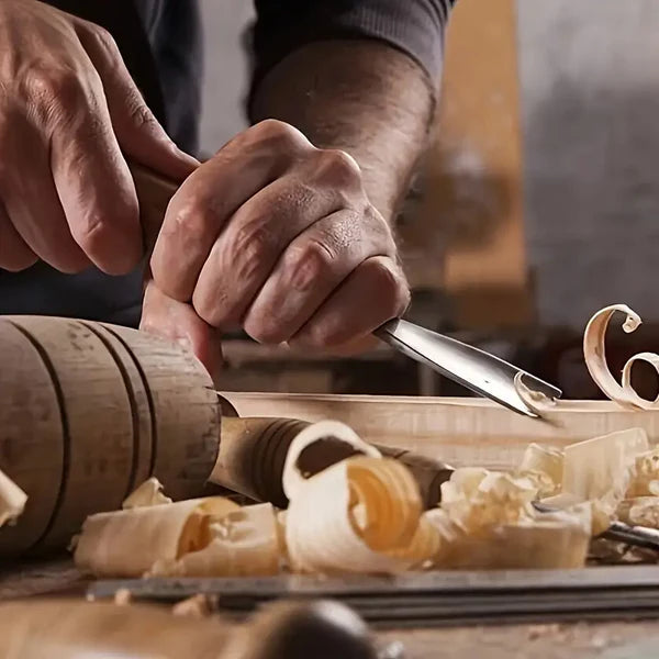 Juego de cinceles para tallar madera (12 piezas)