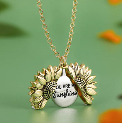 Collar de Girasol + Caja de Regalo 🎁